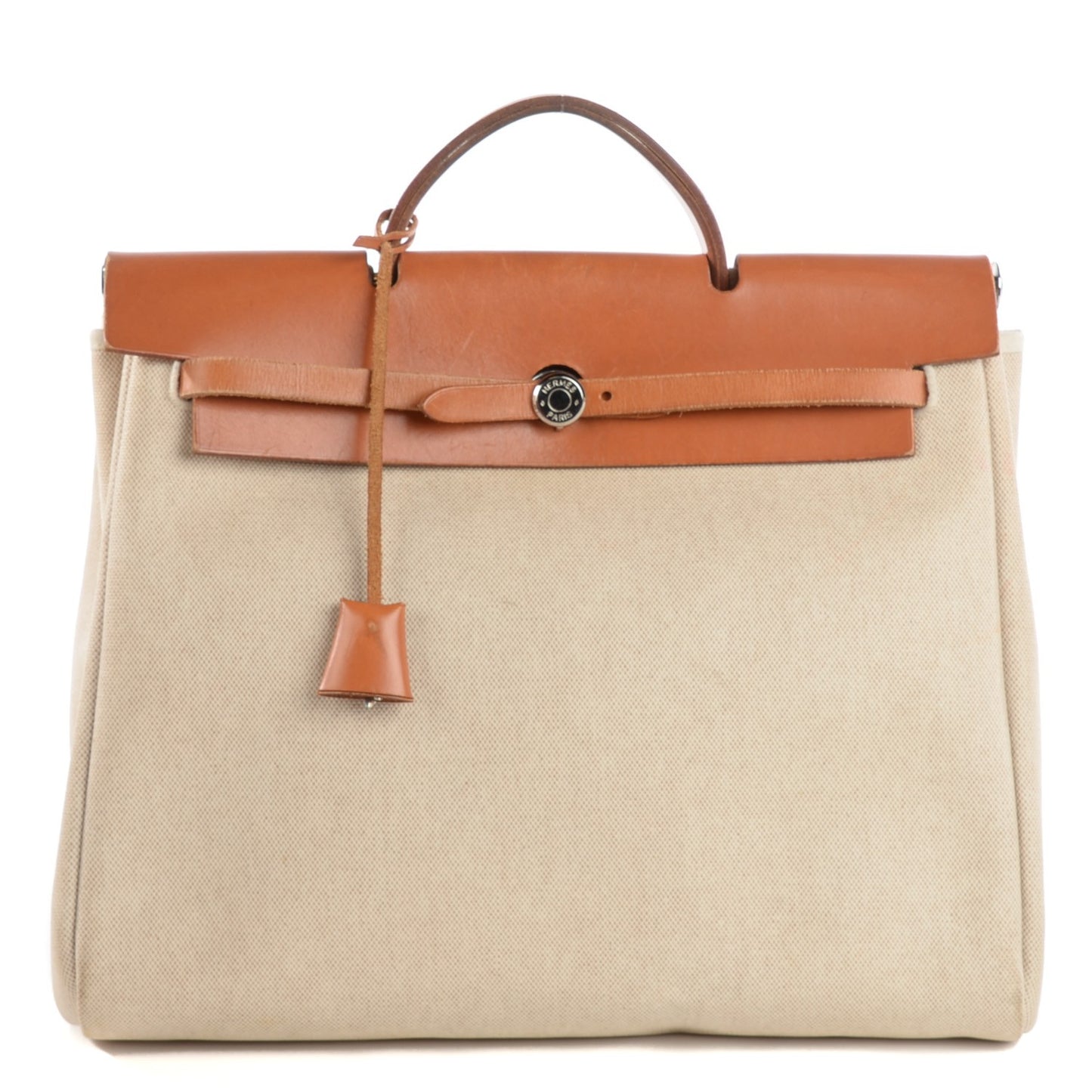Toile Vache Calfskin Herbag 36 MM Backpack Natural