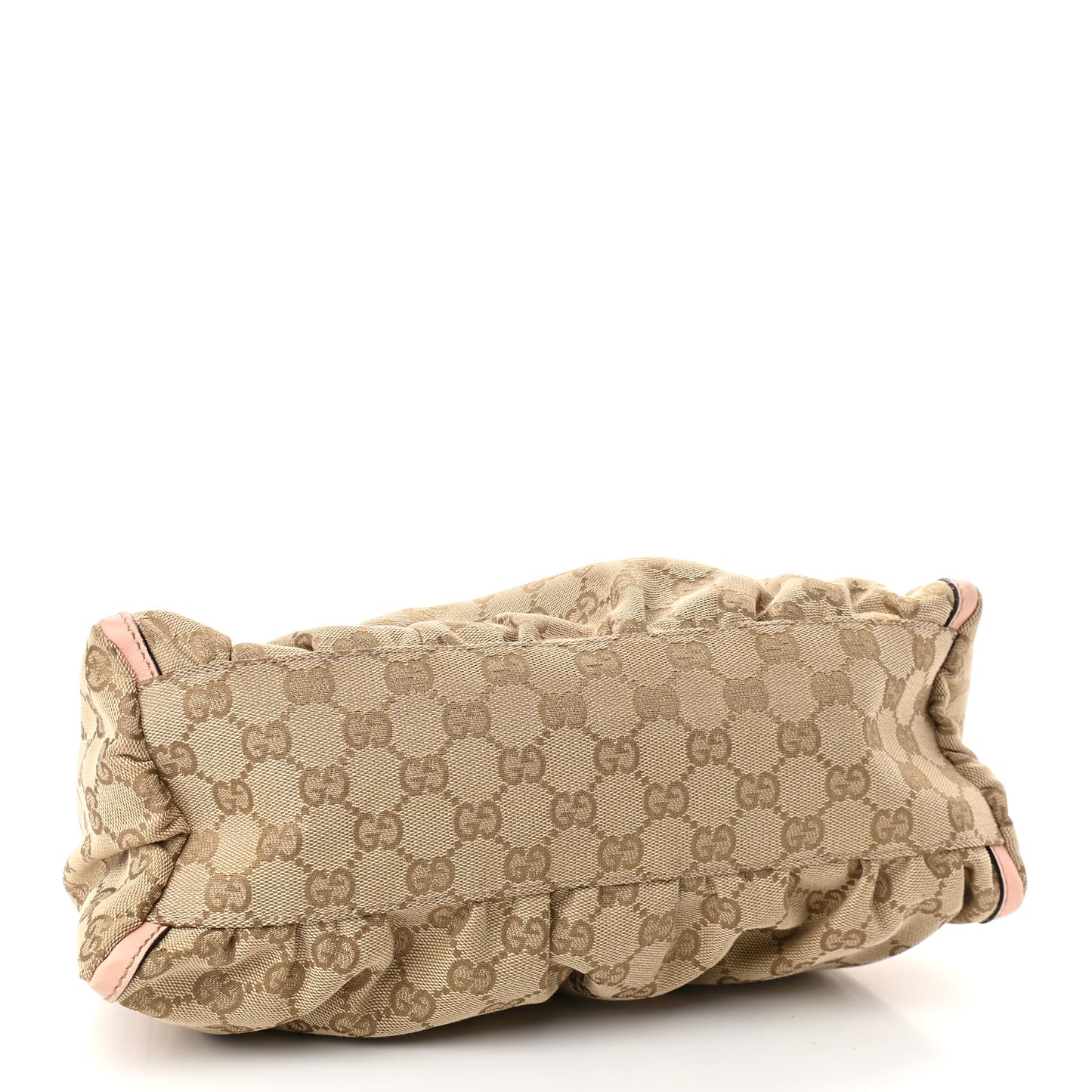 Monogram Medium D Gold Ring Hobo Pink