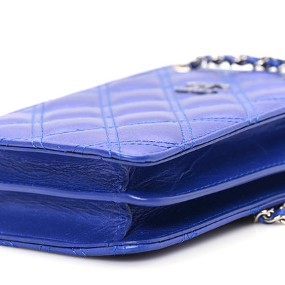 Chanel Calfskin Quilted Crossbody CC Phone Holder Dark Blue 10 of 12