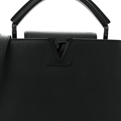 Louis Vuitton Taurillon Capucines BB Matte Black 7 of 9