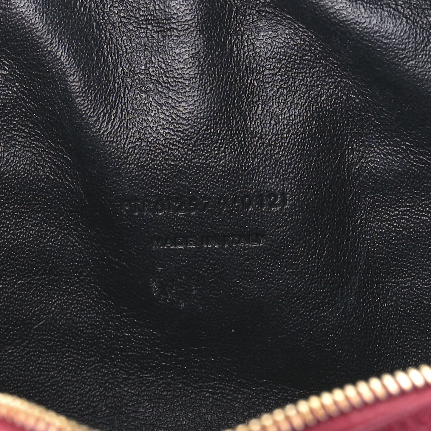 Grain De Poudre Matelasse Monogram Mini Lou Camera Bag Opyum Red