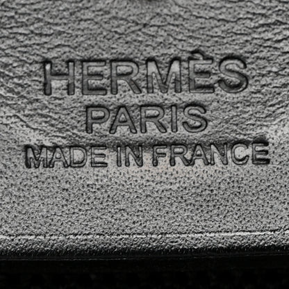 Hermes Military Toile Vache Hunter Herbag Zip Retourne 31 PM Black 7 of 11