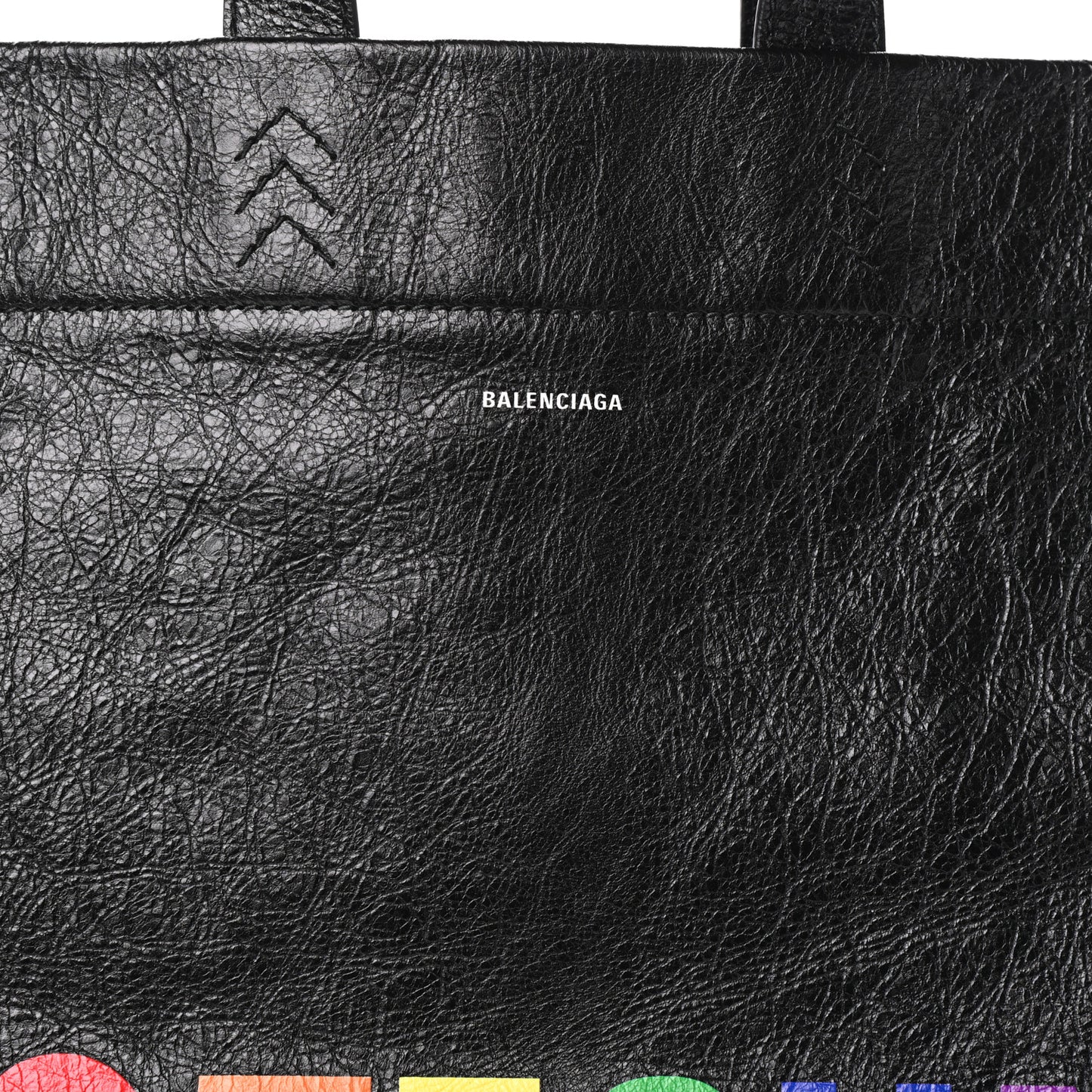 Agneau I Love Techno Supermarket Shopper L Black Multicolor