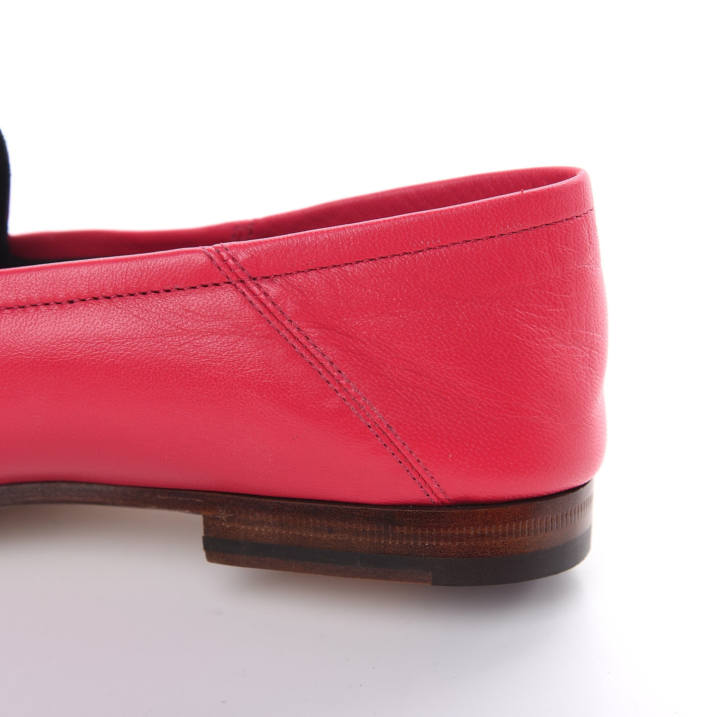 Lambskin Womens Brixton Horsebit Loafers 37 Hot Pink