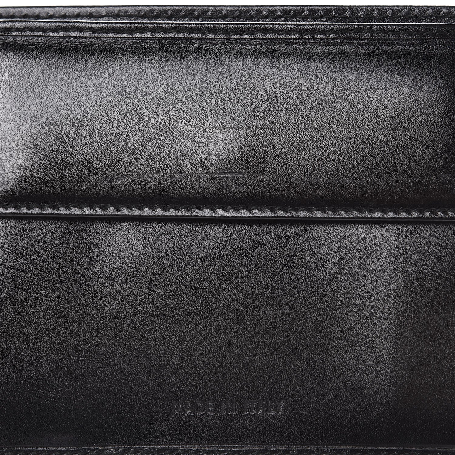 Prada Siviglia Bi-Fold Wallet Black 9 of 10