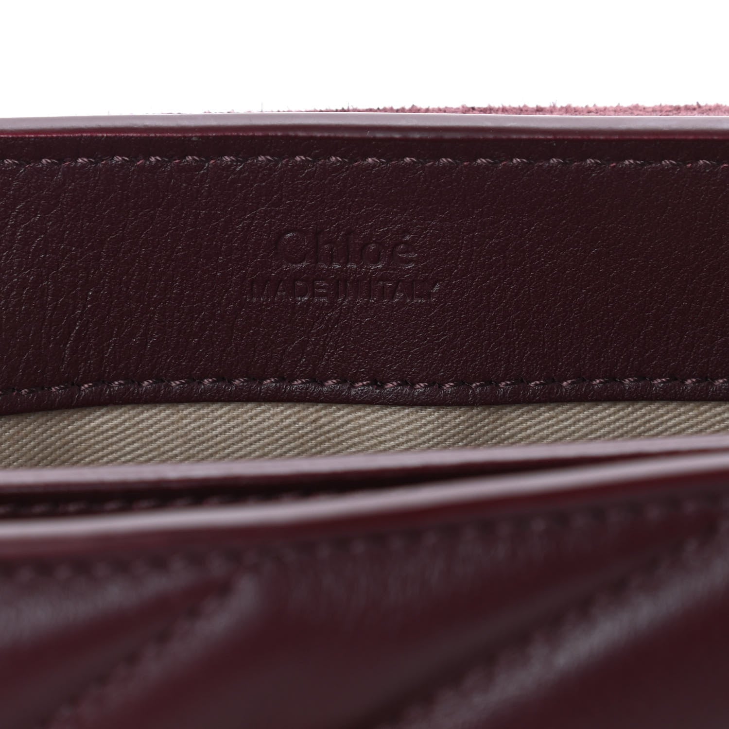 Chloe Calfskin Quilted Mini Faye Day Shoulder Bag Burnt Brown 6 of 10