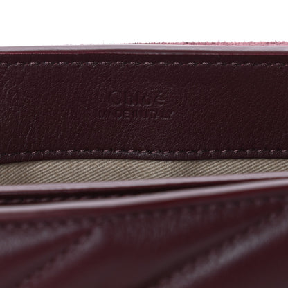 Chloe Calfskin Quilted Mini Faye Day Shoulder Bag Burnt Brown 6 of 10