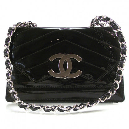 Chanel Patent Small Chevron Flap 1 of 9