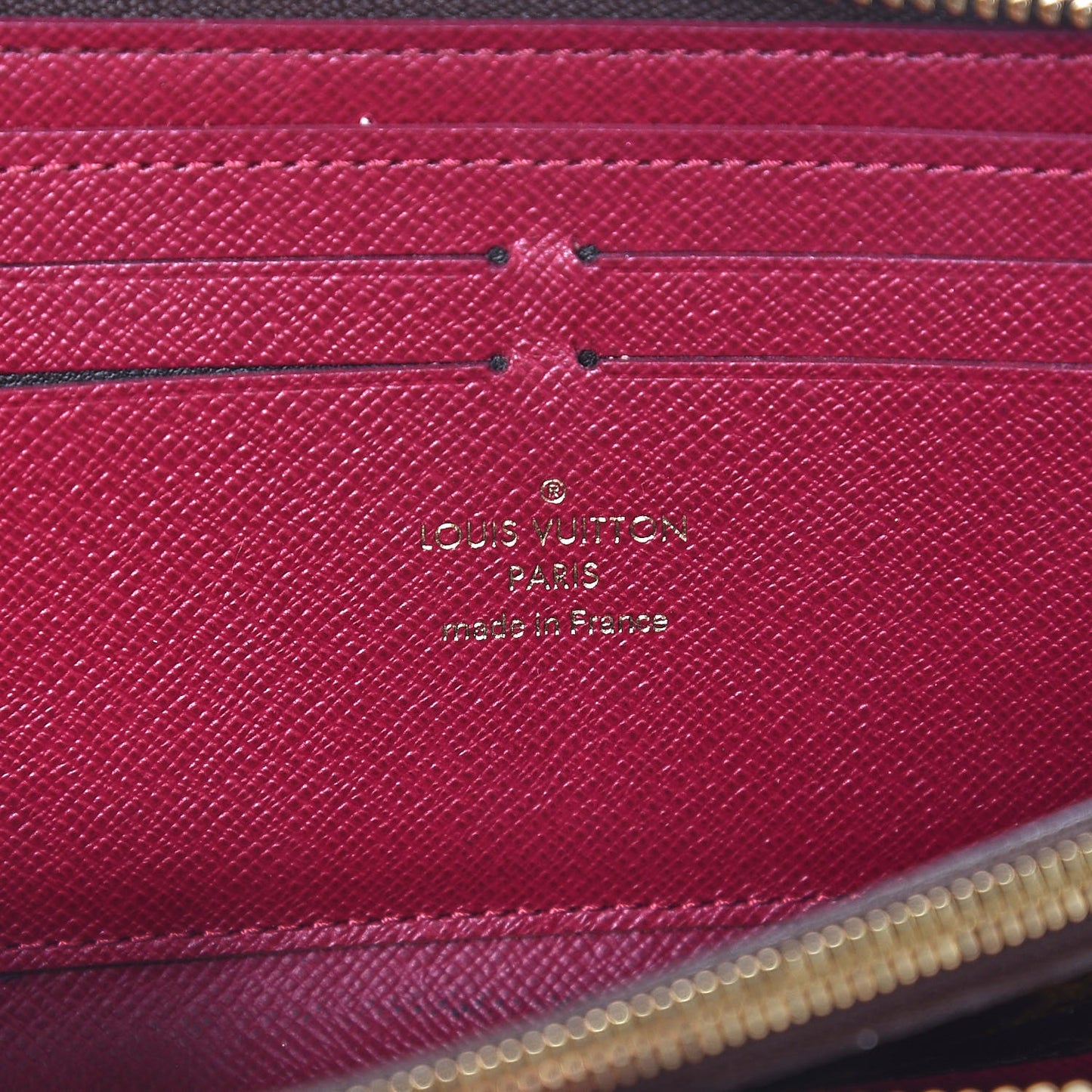 Monogram Clemence Wallet Fuchsia