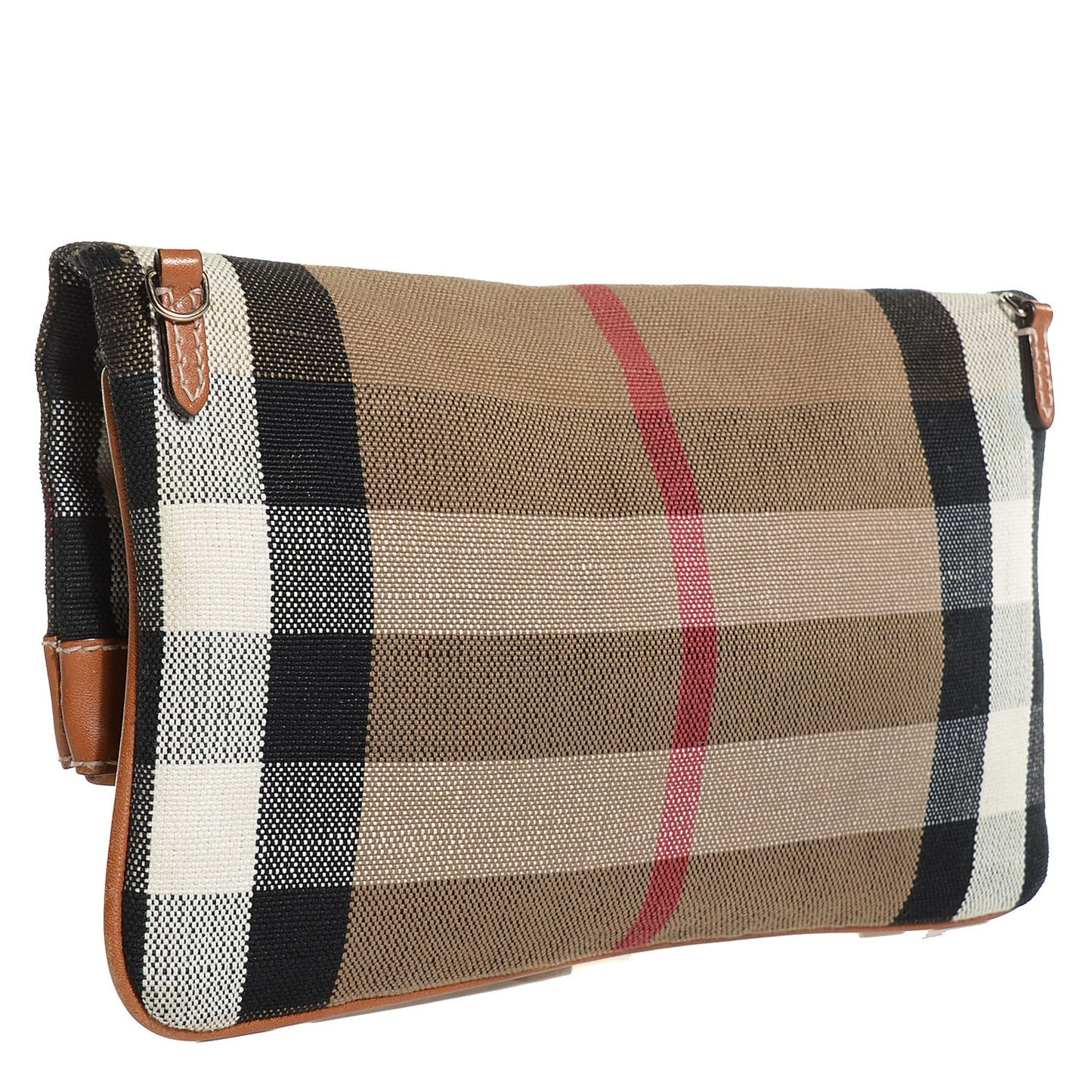 House Check Large Adeline Crossbody Saddle Brown