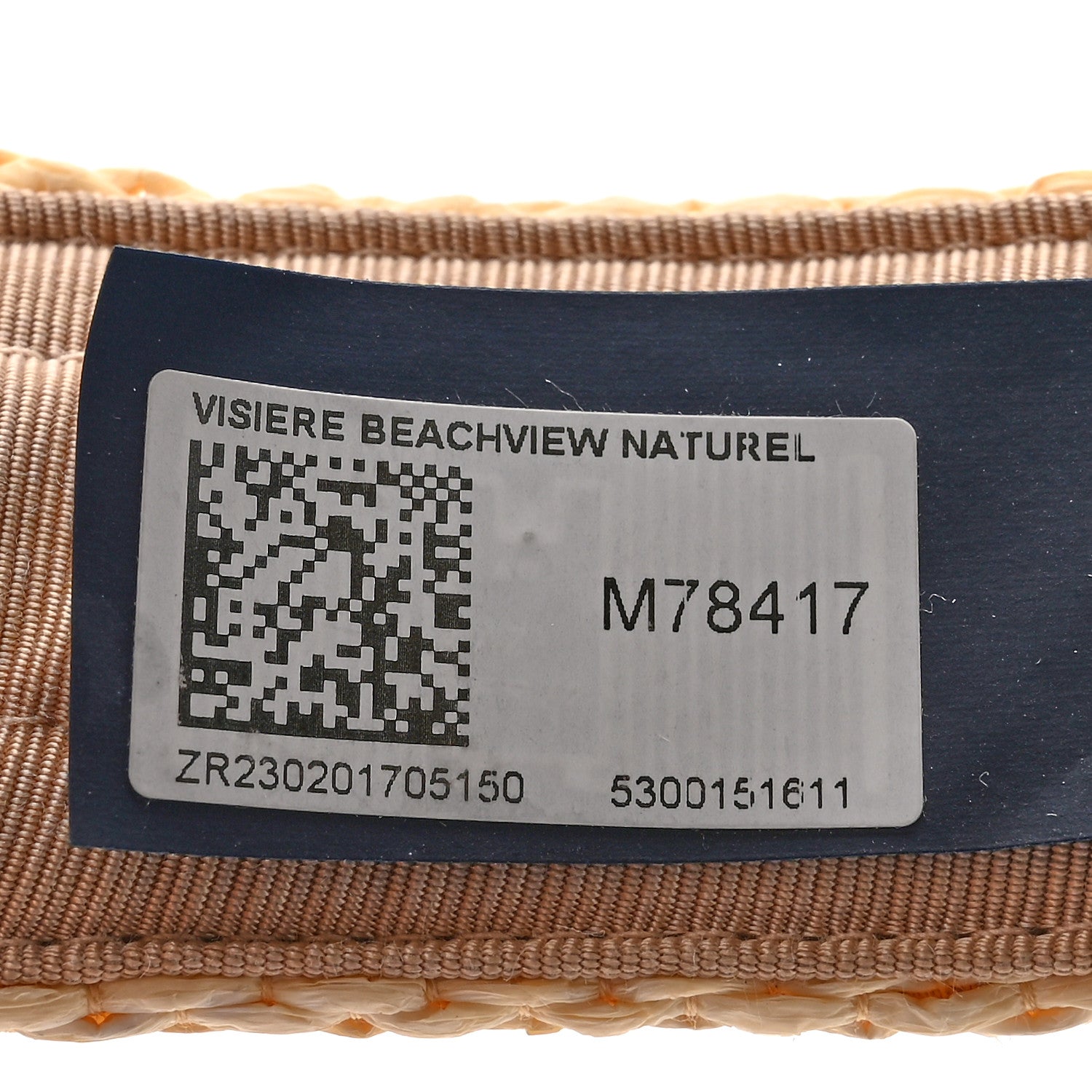 Louis Vuitton Cotton Raffia Effect Beachview Visor Natural 11 of 11