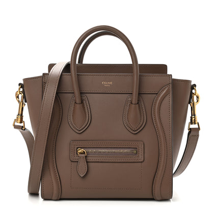 Celine Smooth Calfskin Nano Luggage Camel 1 of 10