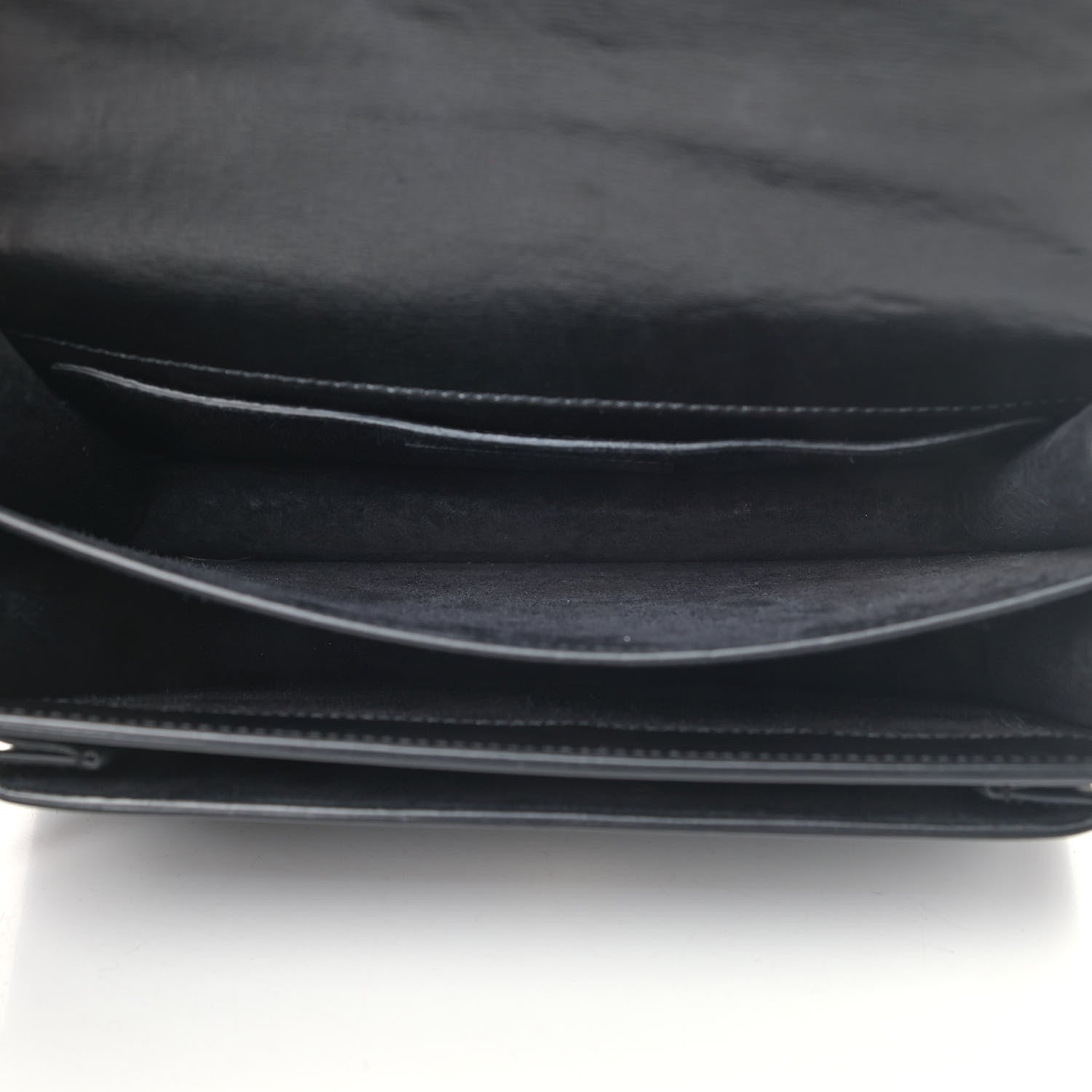 Saint Laurent Calfskin Medium Monogram Sunset Black 4 of 9