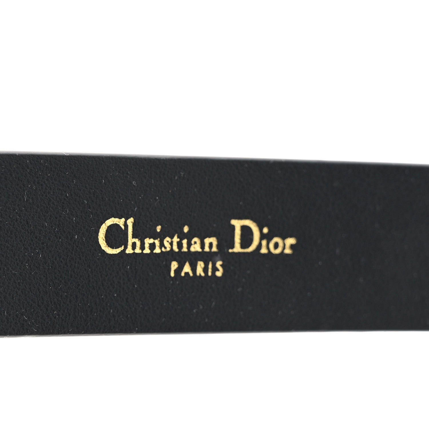 Christian Dior Calfskin 30 Montaigne Cut-Out CD Belt 80 32 Black 4 of 6