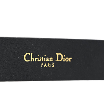 Christian Dior Calfskin 30 Montaigne Cut-Out CD Belt 80 32 Black 4 of 6