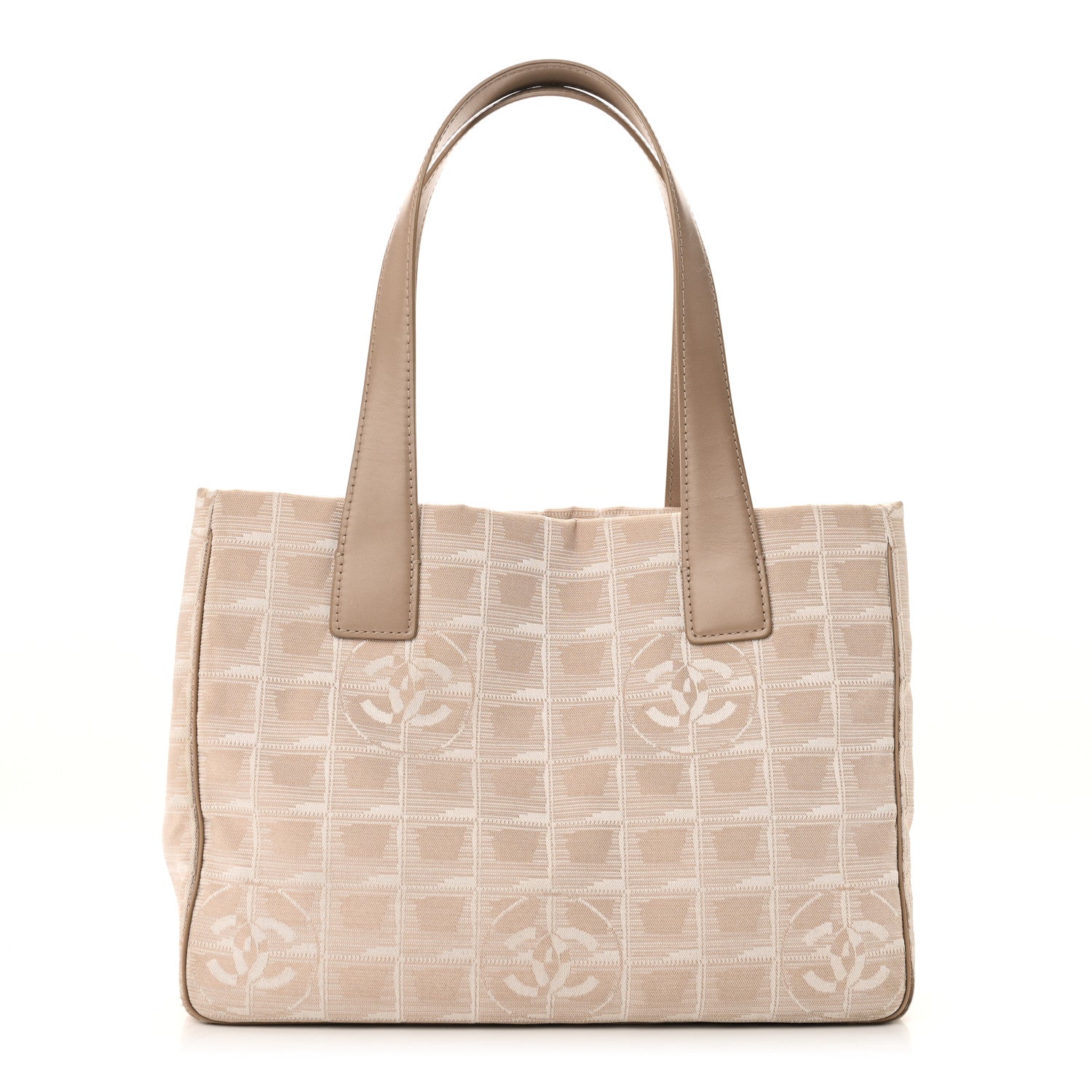Chanel Nylon Medium Travel Tote Beige 1 of 10