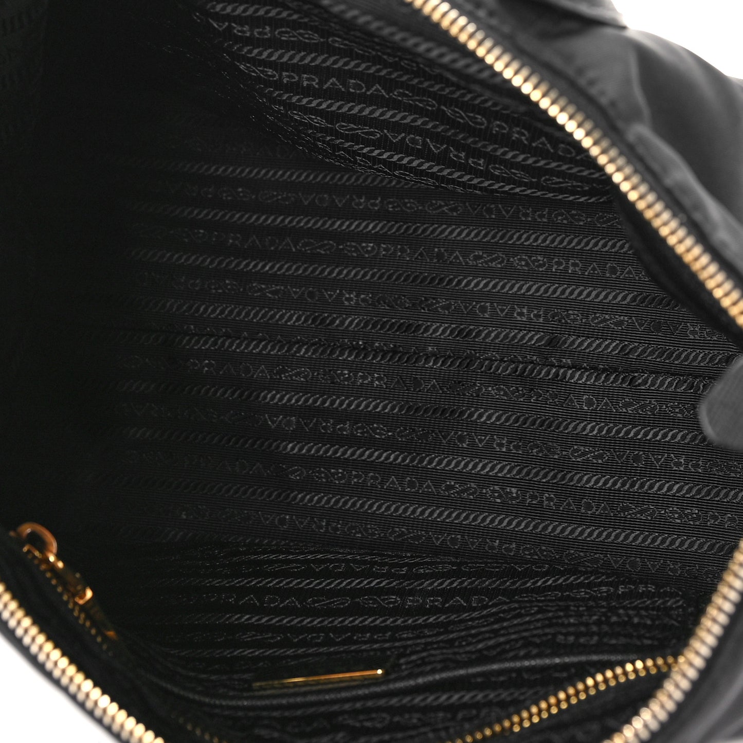 Tessuto Nylon Saffiano Tote Black