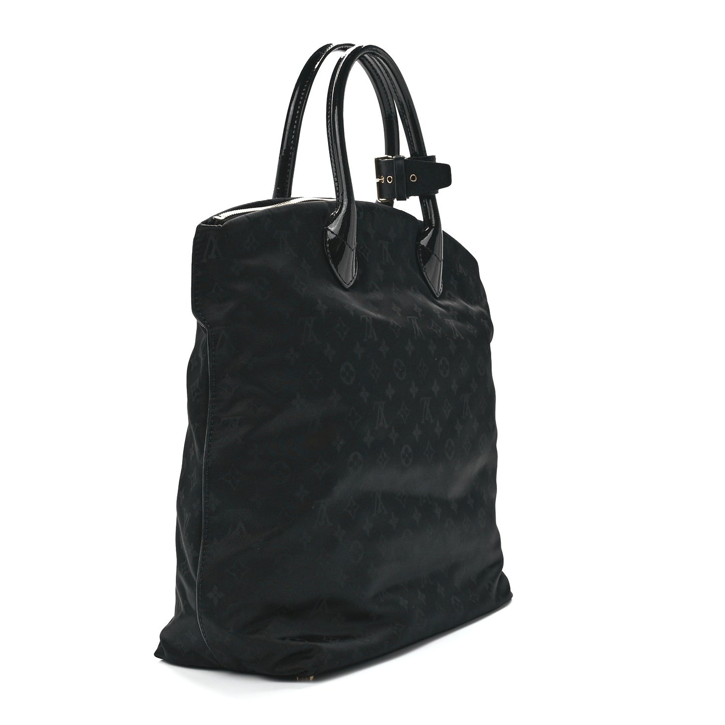 Monogram Nylon Desire Lockit Vertical MM Black