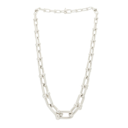 Tiffany Sterling Silver HardWear Graduated Link Necklace 3 of 7