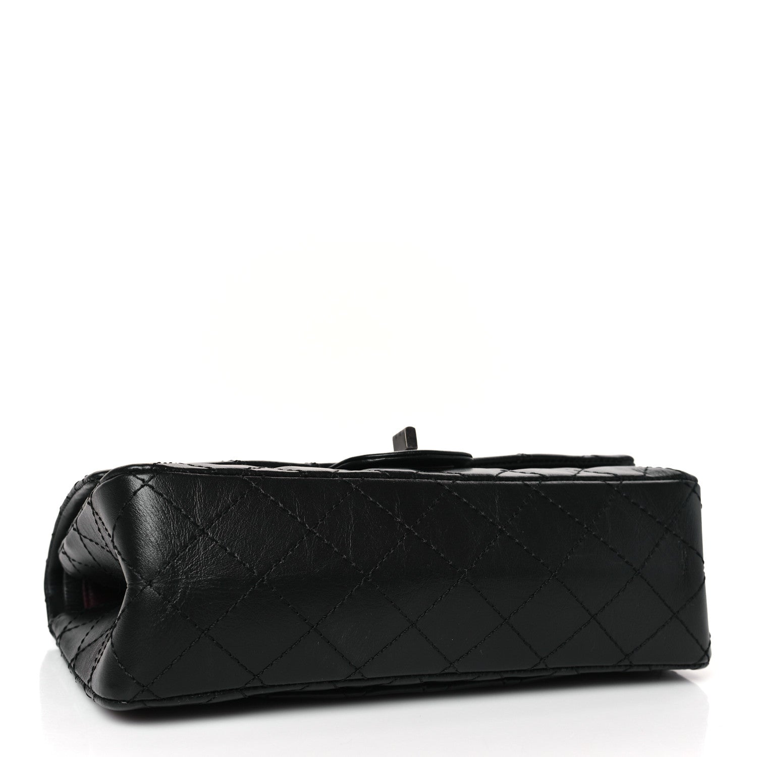 Chanel Aged Calfskin Quilted 2.55 Reissue 225 Flap Black 4 of 10