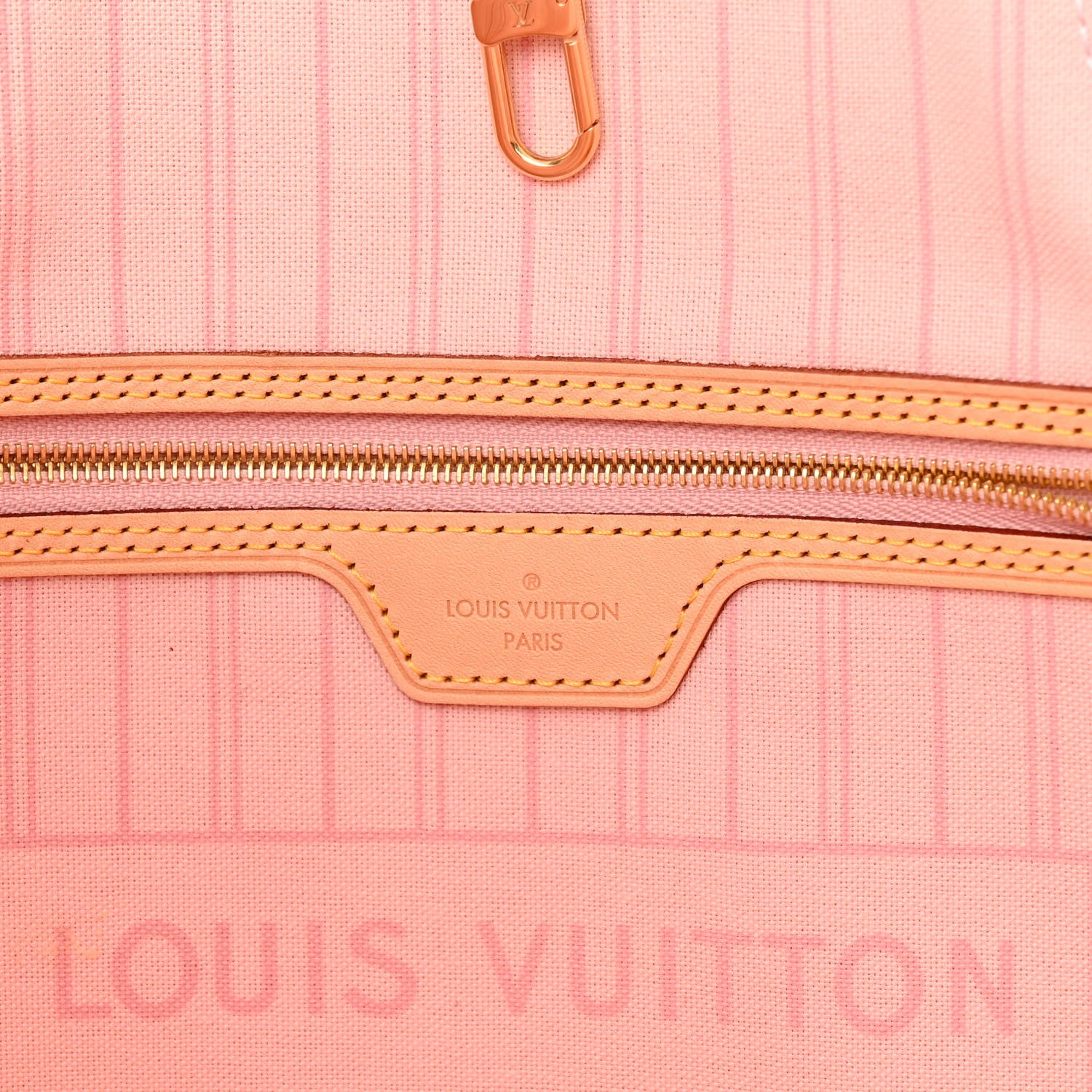 Louis Vuitton Damier Azur Neo Neverfull MM Rose Ballerine 7 of 11