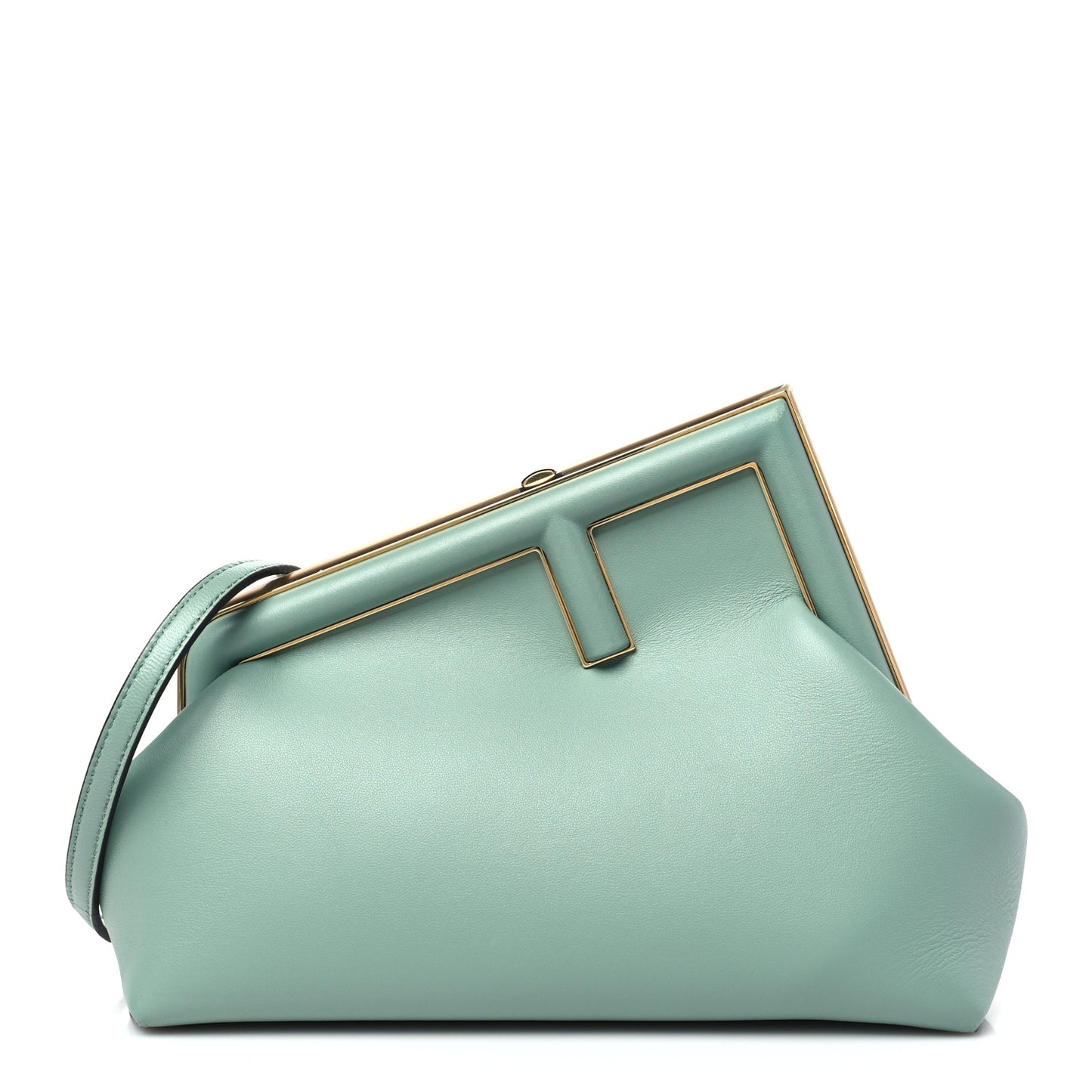 Shiny Nappa Small Fendi First Menta