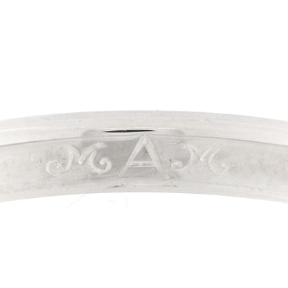 Tiffany Elsa Peretti Sterling Silver Diamond Band Ring 67 11.75 4 of 5