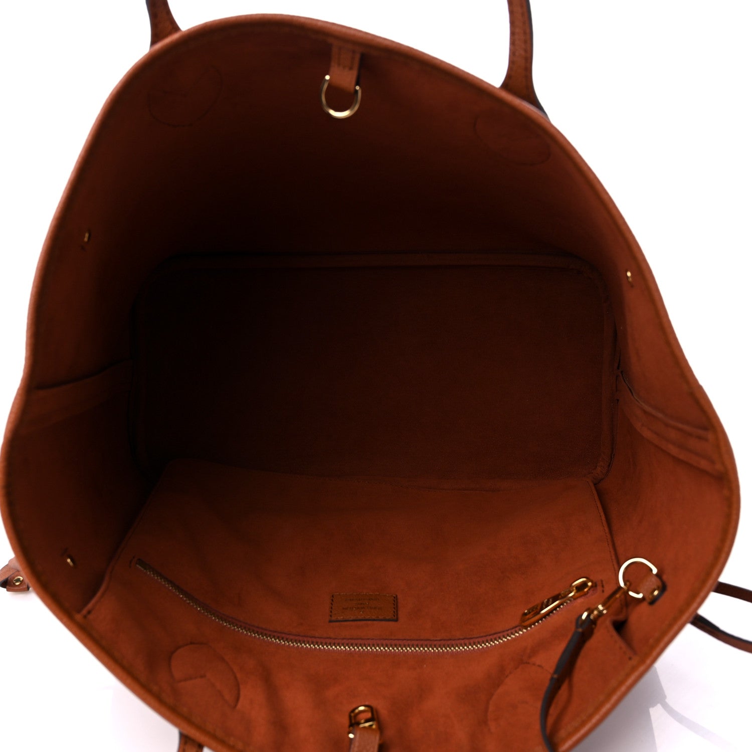 Louis Vuitton Empreinte Monogram Giant Neverfull MM Cognac 5 of 9