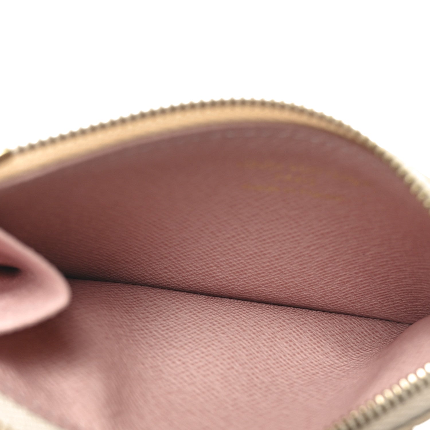 Louis Vuitton Damier Azur Zipped Romy Card Holder  Rose Ballerine 5 of 7