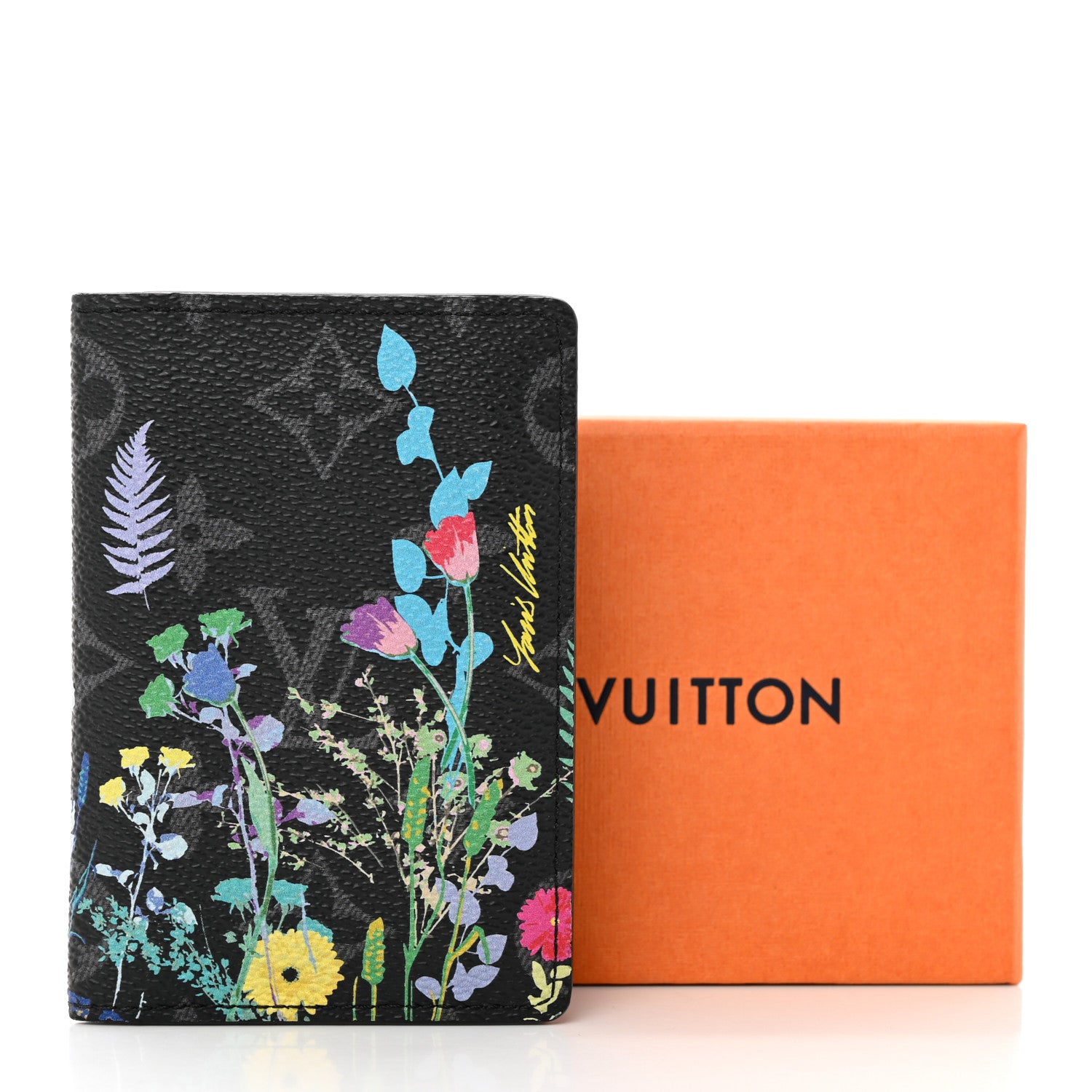 Louis Vuitton Monogram Eclipse Flower Print Pocket Organizer NM 11 of 11