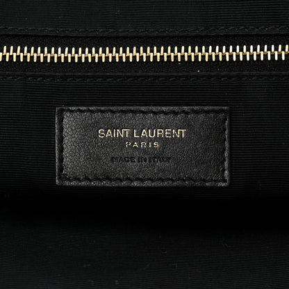 Saint Laurent Lambskin Quilted Maxi Icare Shopping Tote Black 7 of 12