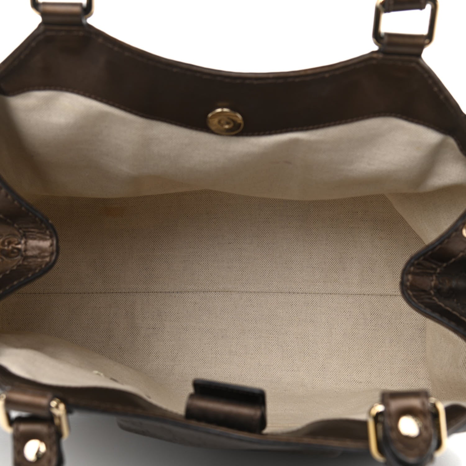 Gucci Metallic Guccissima Medium Sukey Tote Bronze 9 of 22