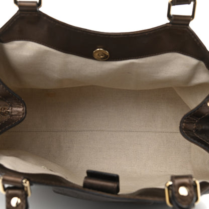 Gucci Metallic Guccissima Medium Sukey Tote Bronze 9 of 22