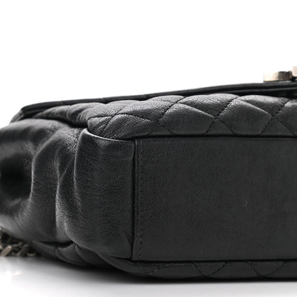 Saint Laurent Sheepskin Tri-Quilt Monogram Medium College Bag Black 5 of 12
