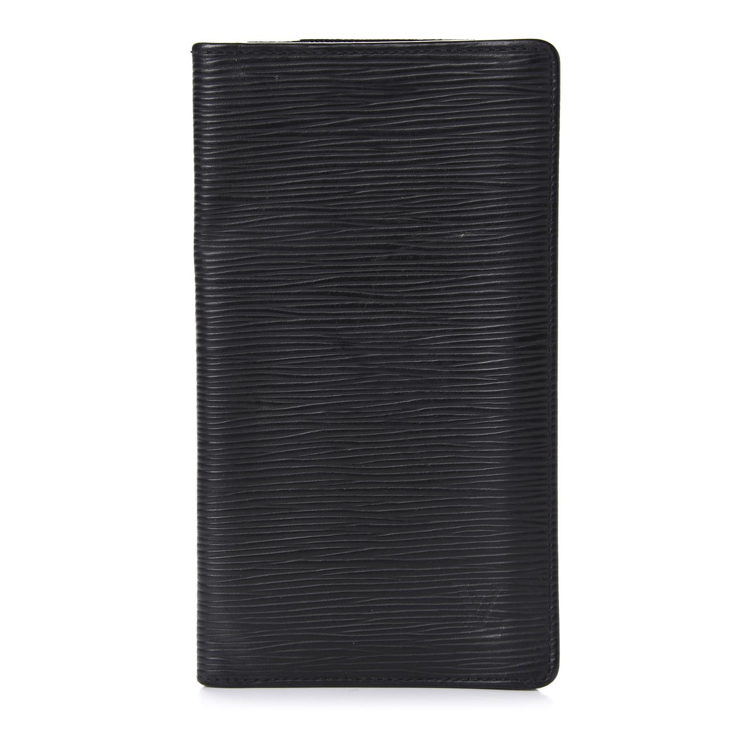 Epi Checkbook Organizer Wallet Black