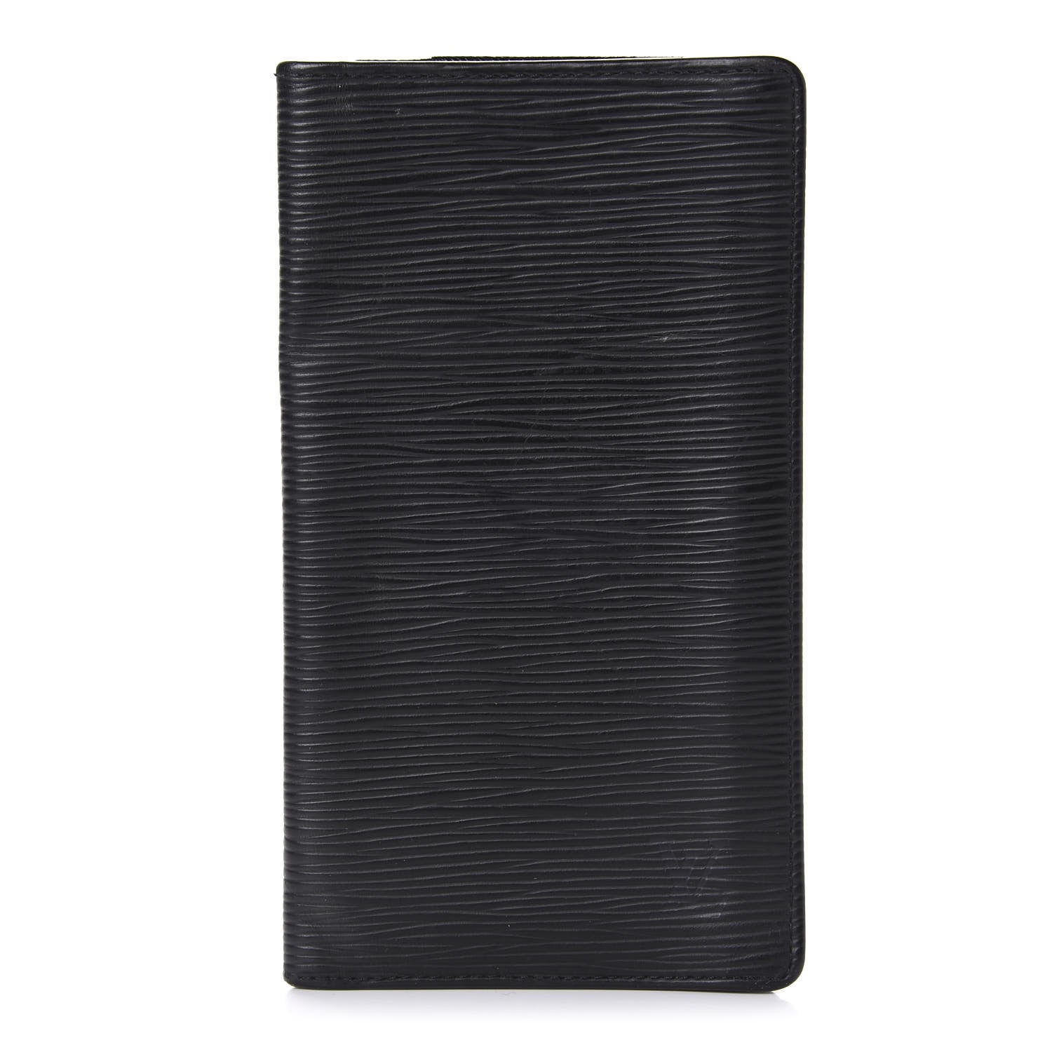 Louis Vuitton Epi Checkbook Organizer Wallet Black 1 of 8