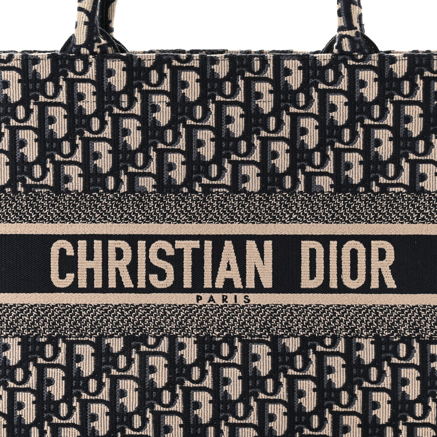 Christian Dior Oblique Medium Book Tote Blue Multicolor 8 of 10