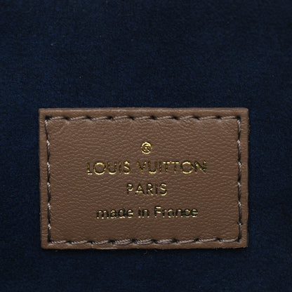 Louis Vuitton Lambskin Embossed Monogram Coussin PM Taupe 7 of 10