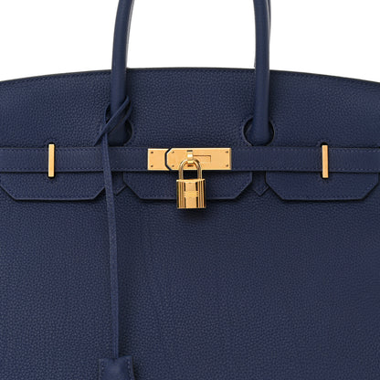 Hermes Togo Birkin 35 Bleu Saphir 8 of 17