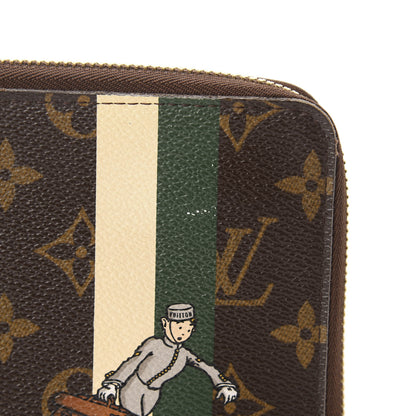 Louis Vuitton Monogram Groom Zippy Organizer Wallet Green 10 of 10