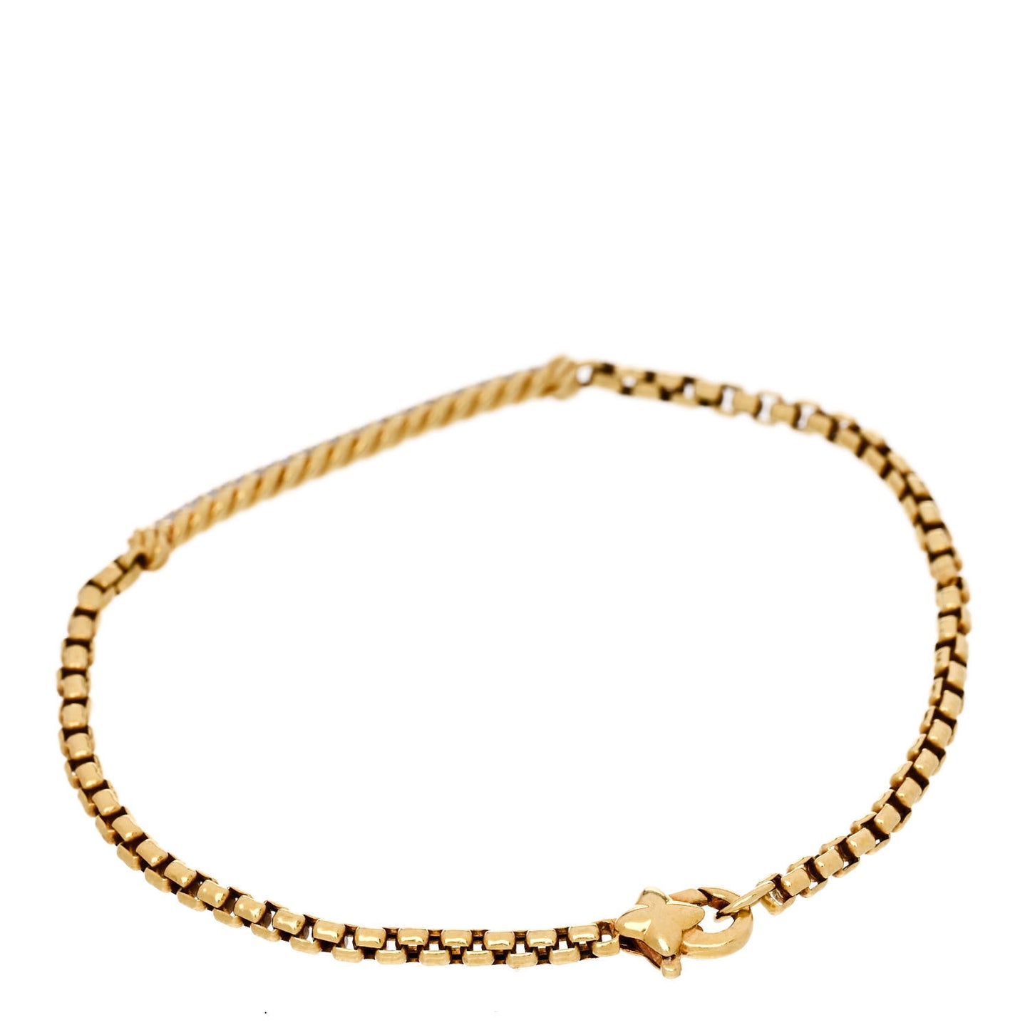 18K Yellow Gold Diamond Petite Pave Metro Bar Bracelet