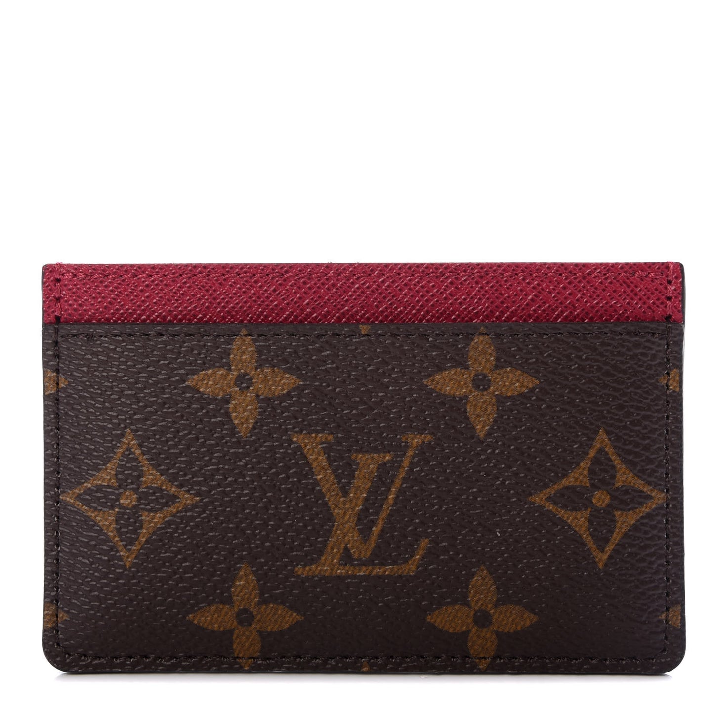 Monogram Card Holder Fuchsia