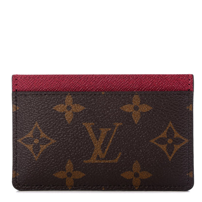 Louis Vuitton Monogram Card Holder Fuchsia 1 of 7