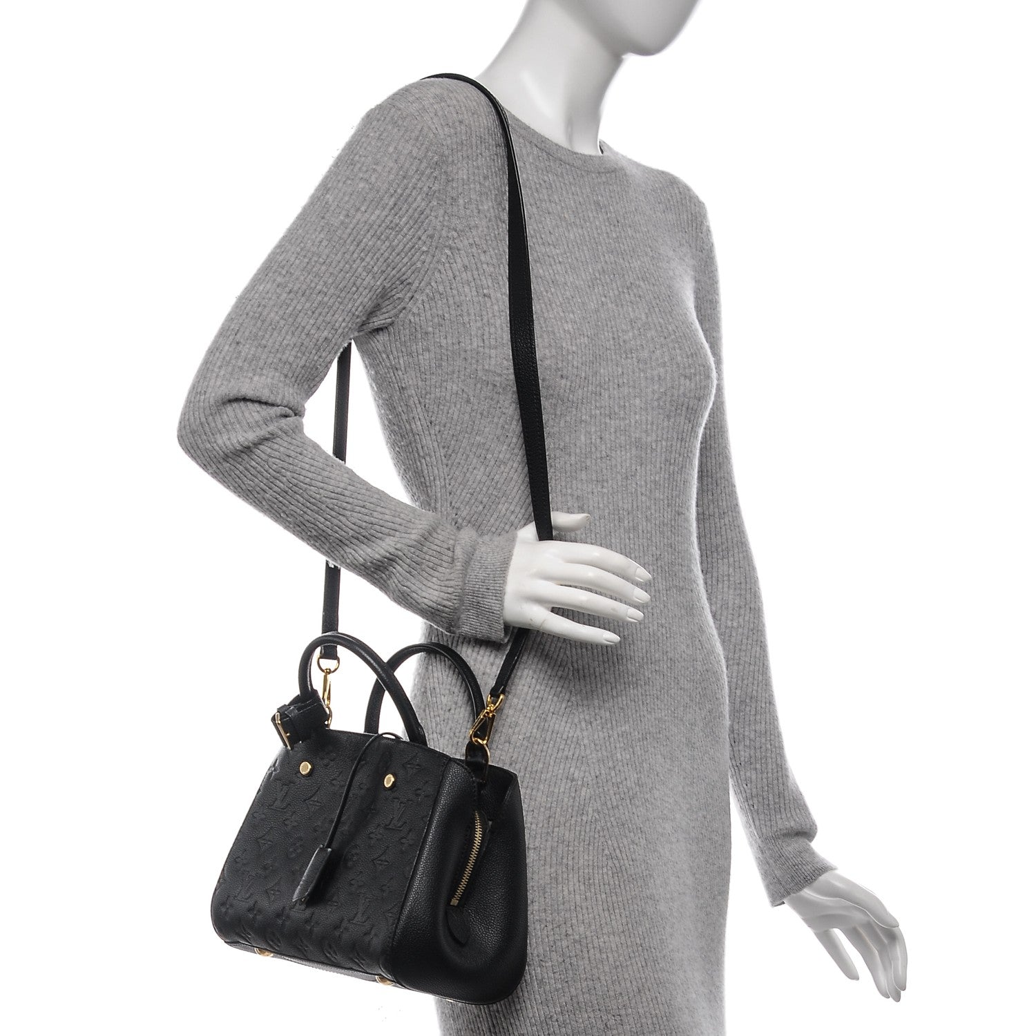 Louis Vuitton Empreinte Montaigne BB Black 2 of 6