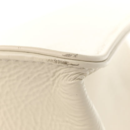 Chanel Shiny Aged Calfskin Shopping Bag White 14 of 19