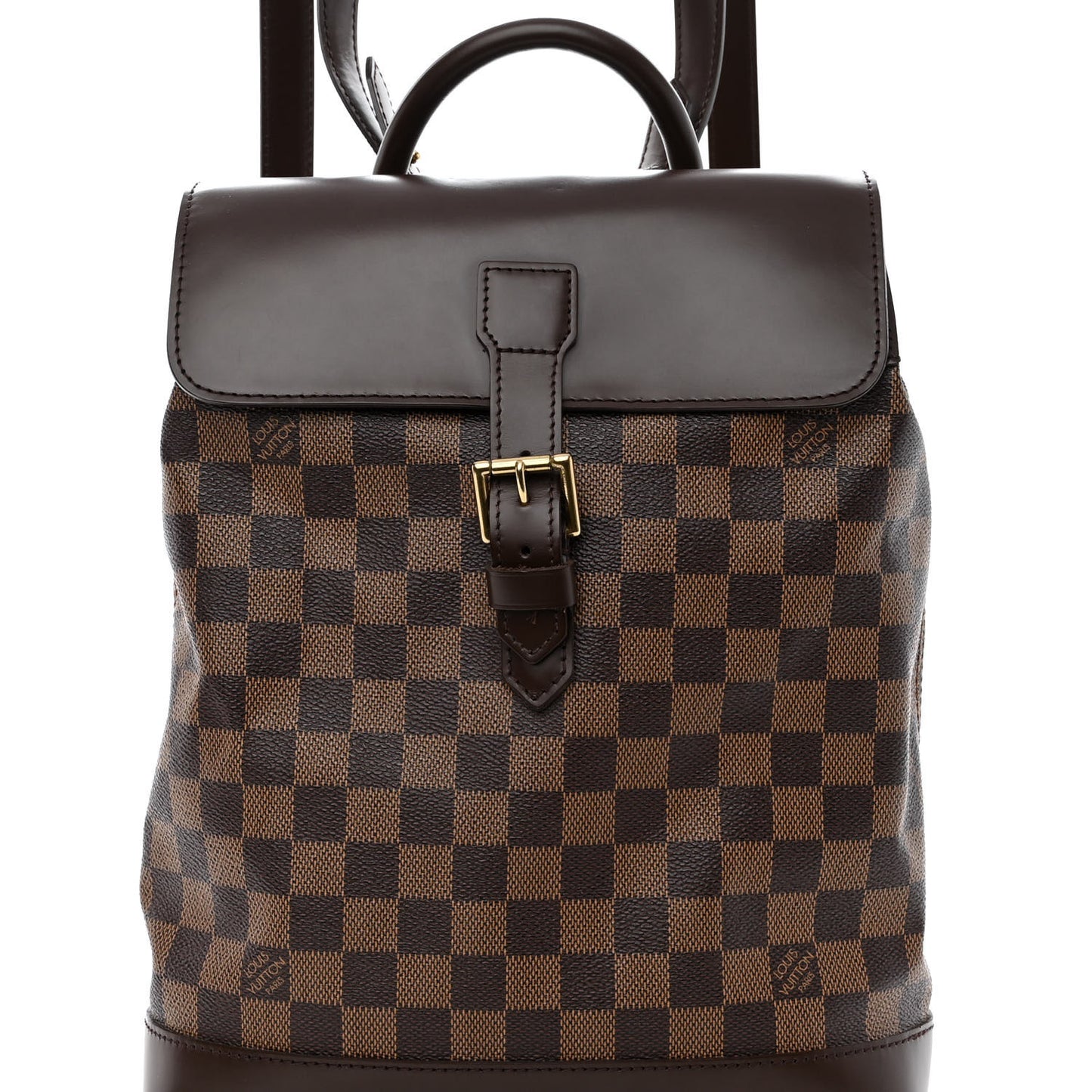 LOUIS VUITTON Damier Ebene Soho Backpack