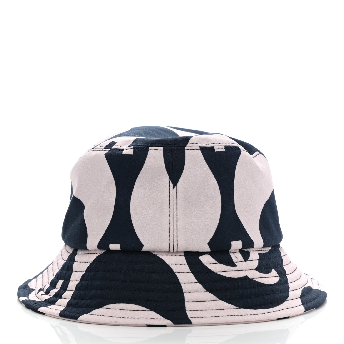 Cotton CC Bucket Hat L Navy Ivory