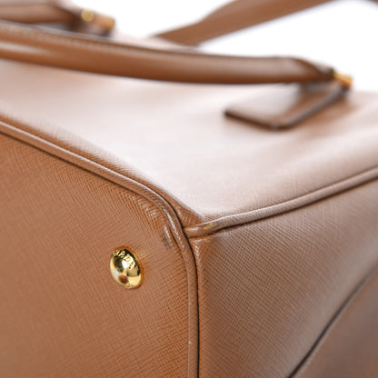 Prada Saffiano Lux Medium Tote Caramel 11 of 12