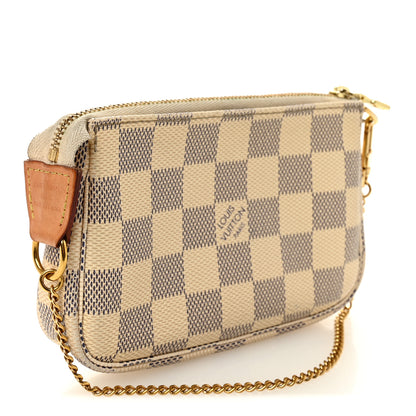 Louis Vuitton Damier Azur Mini Pochette Accessories 3 of 9