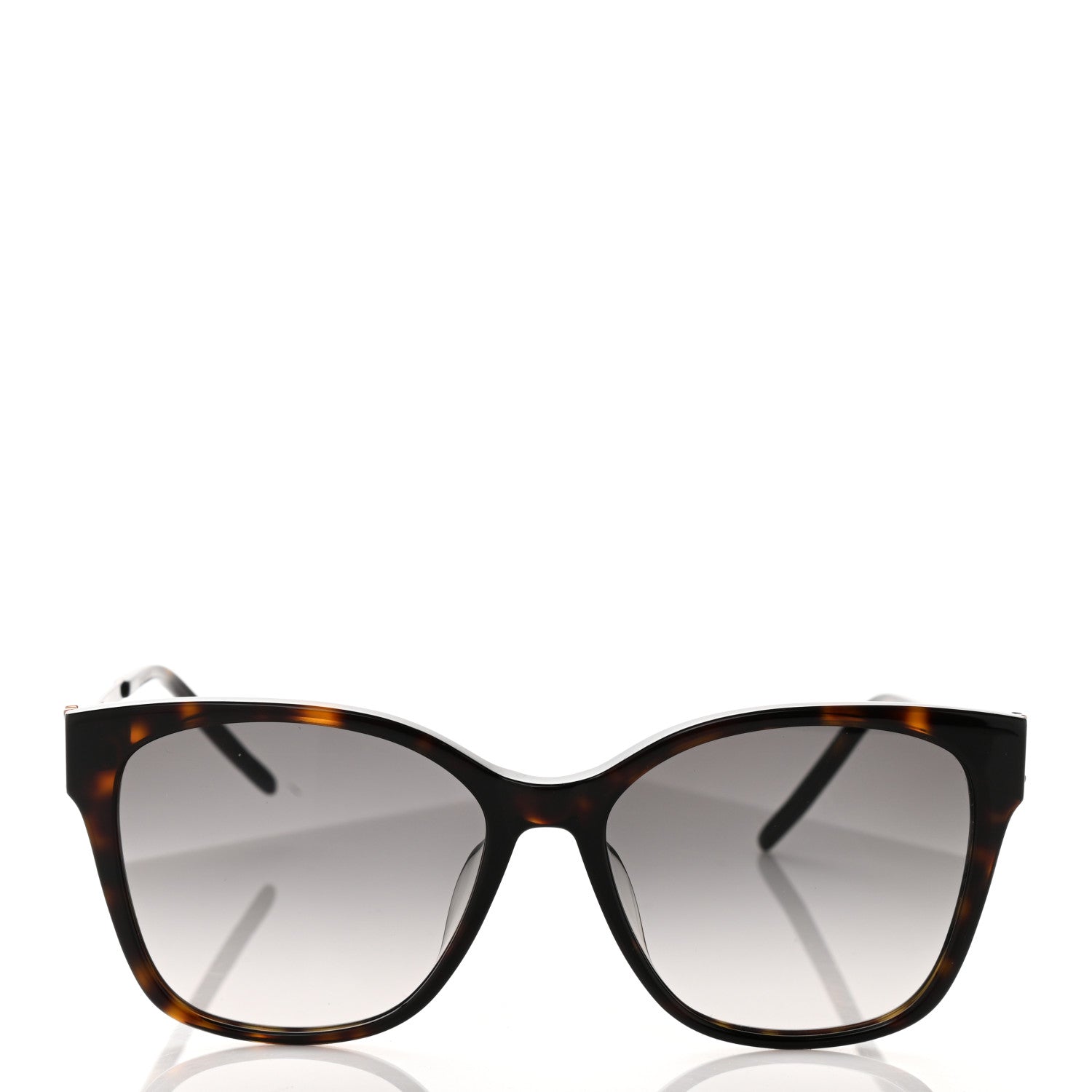 Saint Laurent Square Acetate Metal SLM48S Sunglasses Tortoise 2 of 7